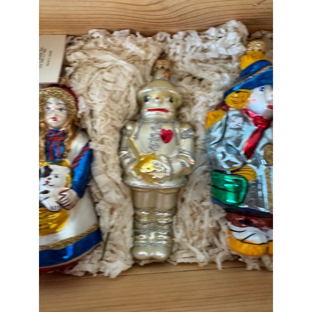 Vintage Kurt S. Adler Polonaise Wizard Of Oz Glass Ornament Set Handcrafted Pola - Picture 14 of 15
